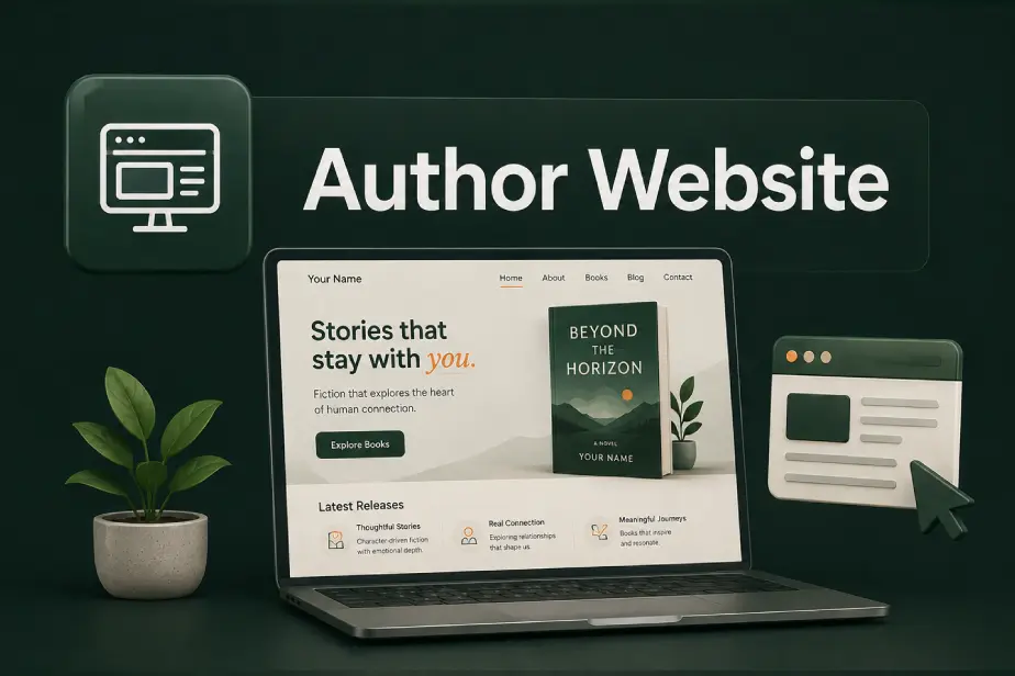Author website design